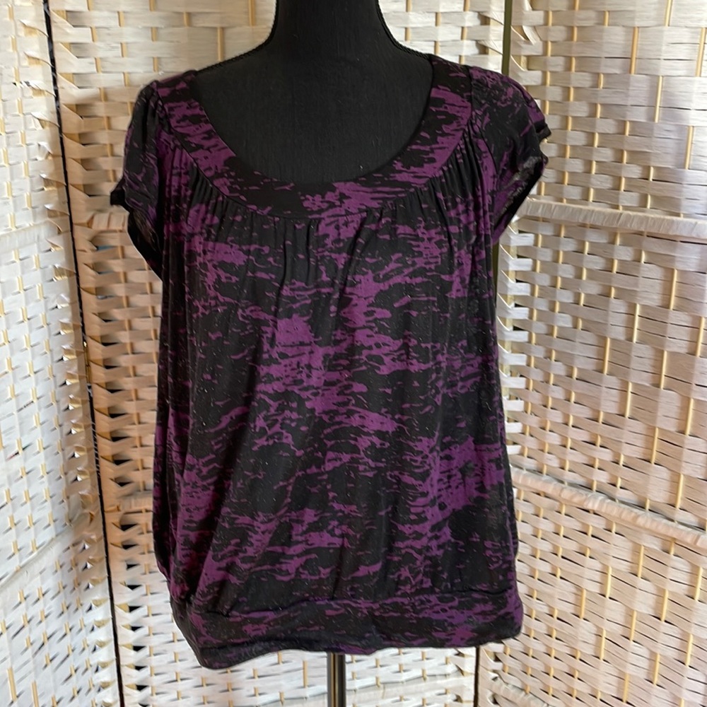 Torrid Pure Energy purple and black top